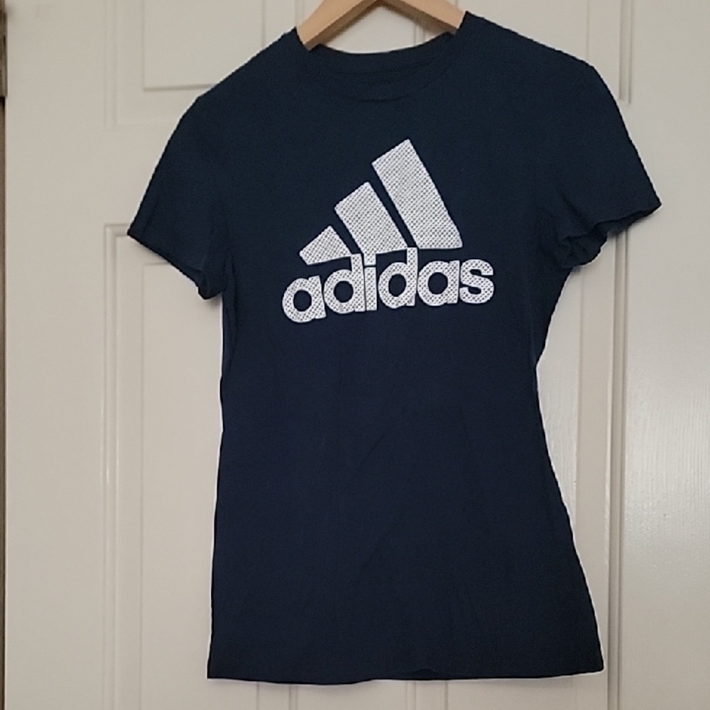 ADIDAS Navy Blue Go-To Tee Women's S/P